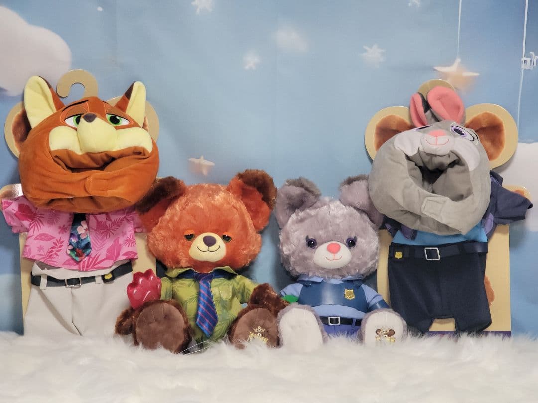 最新ユニベア❤ ズートピア2 ジュディ ニック ぬいぐるみ ディズニーストア