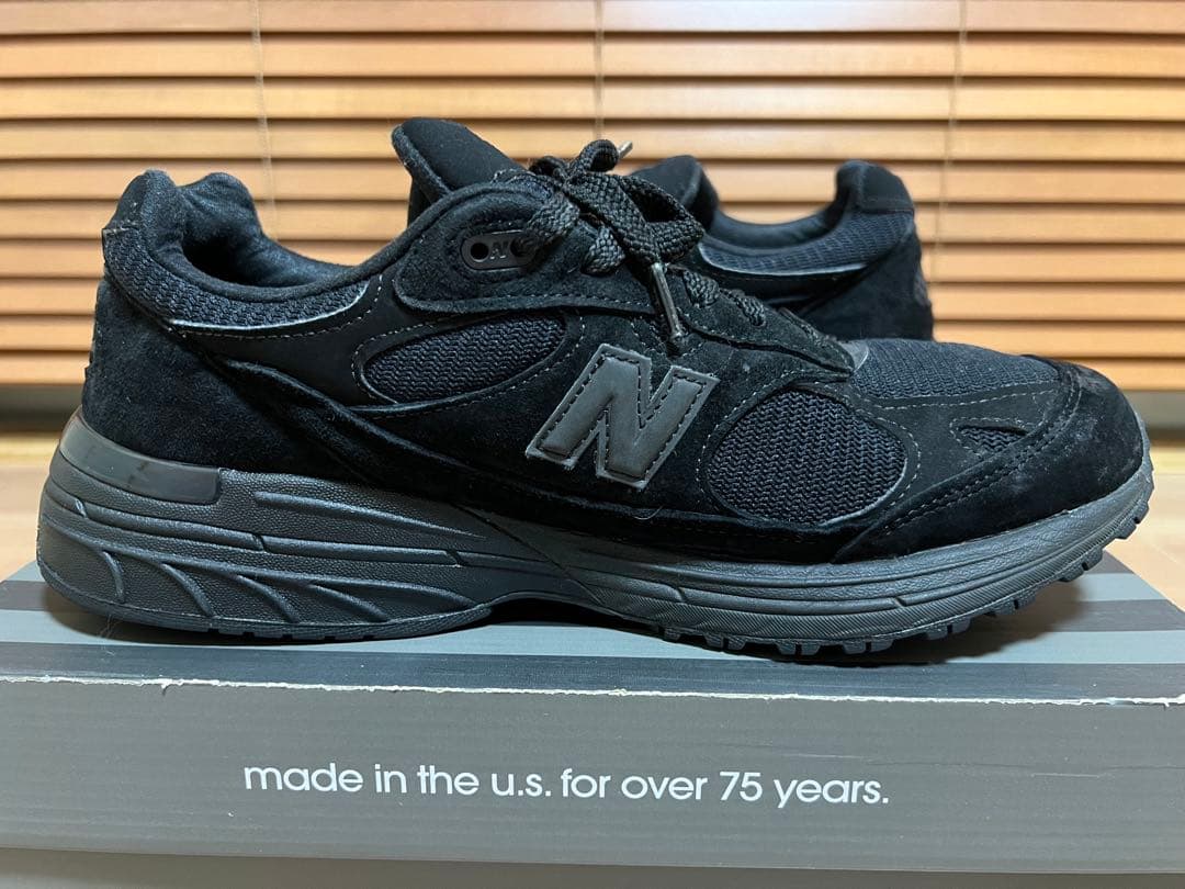 ニューバランス　MR993TB 993 TB トリプルブラック　９９３　ＴＢ