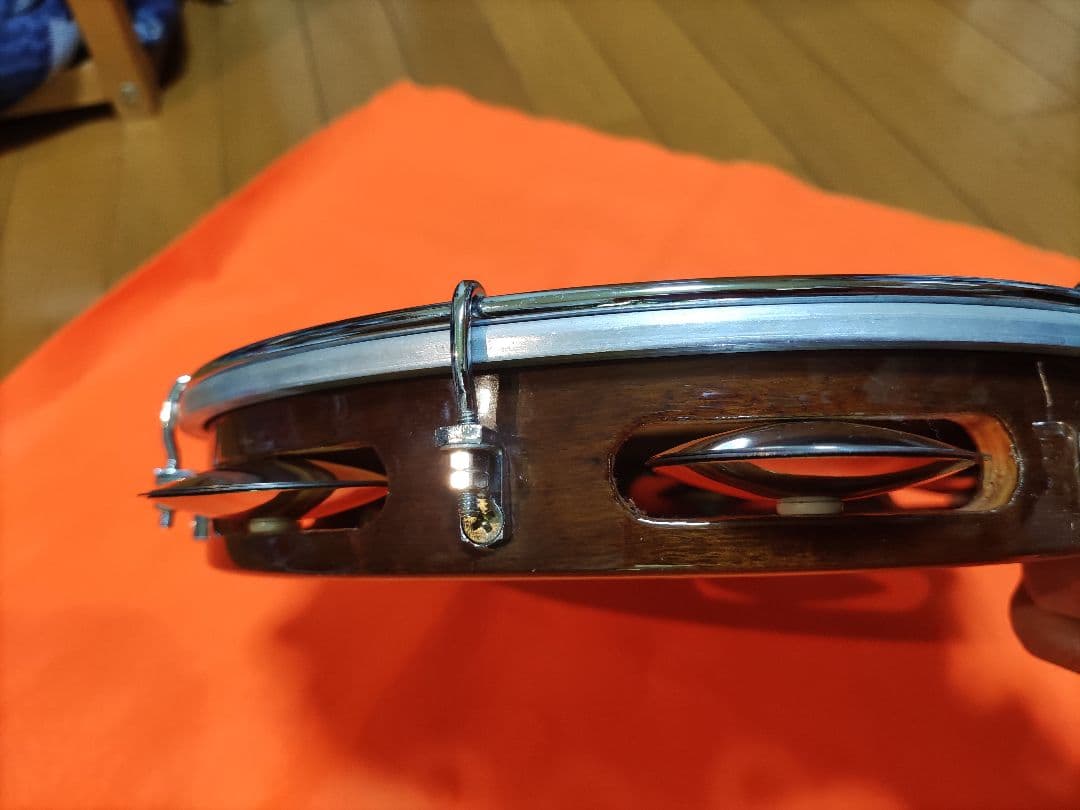 ☆Bauer PERCUSSIONパンデイロ　本皮　10インチ　スペーサー入り☆