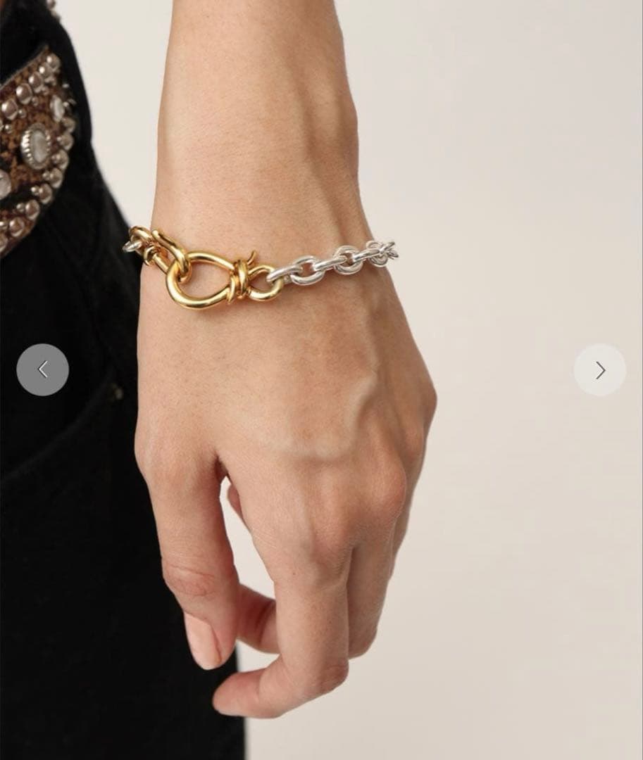 ゆゆFauvirame Fern Chain Bracelet