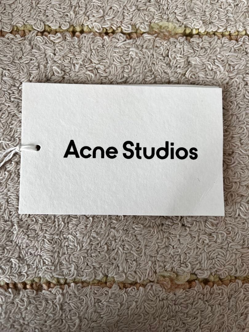 Acne studios モヘア チェックスカーフ