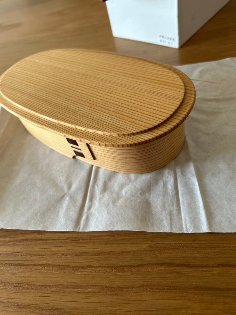 栗久　曲げわっぱ　小判入れ子(大) RSサイズ　日本製　化粧箱入り