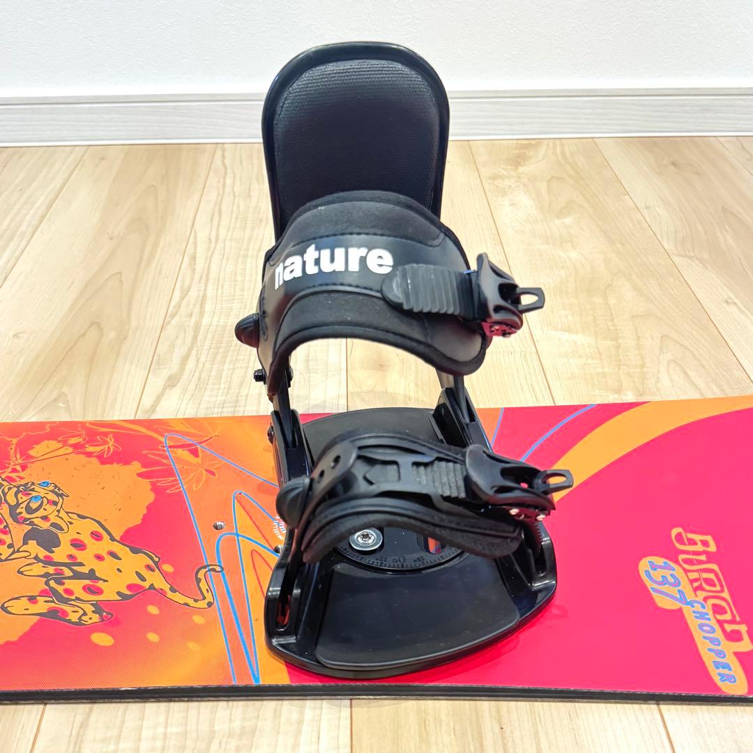BURTON バートン CHOPPER スノーボード　137cm ビンディング付