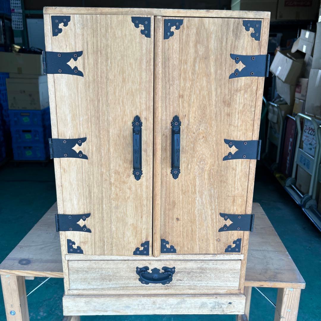 総桐掛軸箪笥 掛け軸収納 桐箪笥　 和家具　着物 使用書 b57