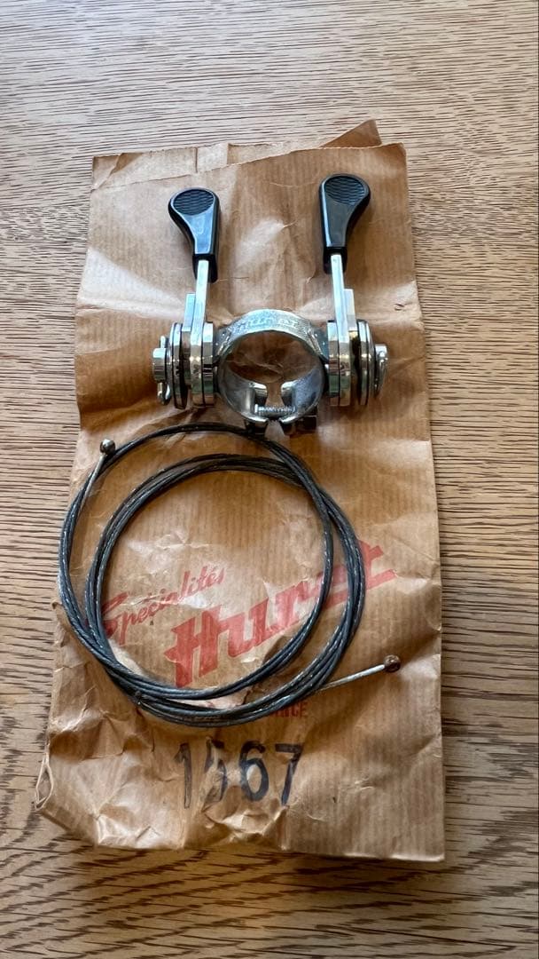 【新品未使用】Huret ジュビリーダブルレバー ケーブル付き