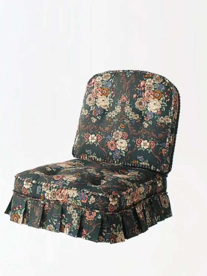 M-1 飛騨産業① リビングチェア用クッション　穂高シリーズ　ダークグリーン