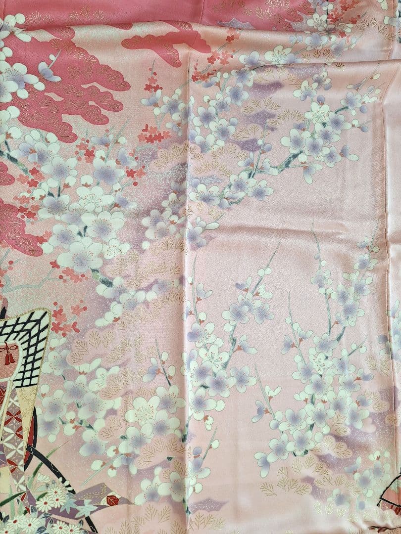 着物リメイクワンピース3672