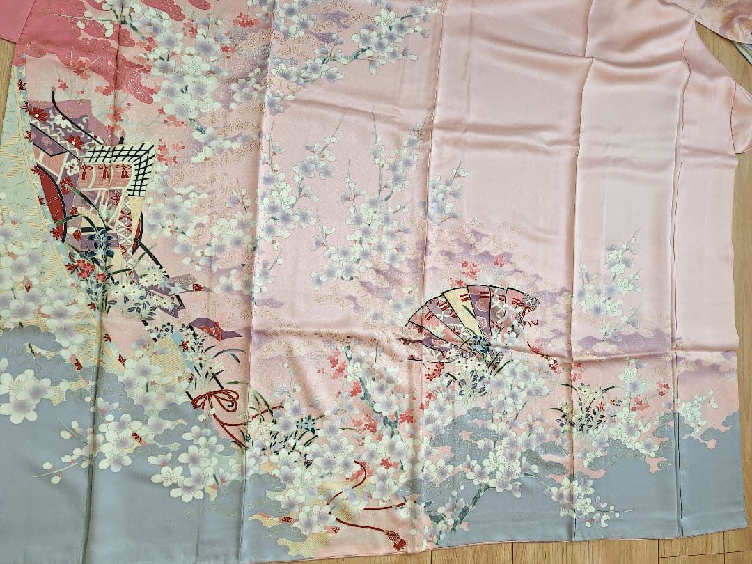 着物リメイクワンピース3672