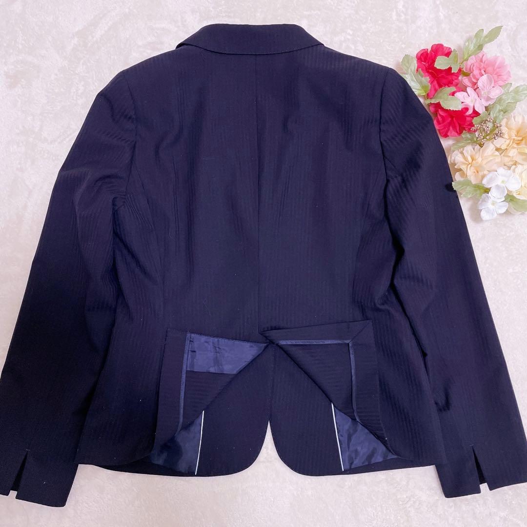 【未使用級】n♡line スーツ 13号 15号 ウォッシャブル ストレッチ