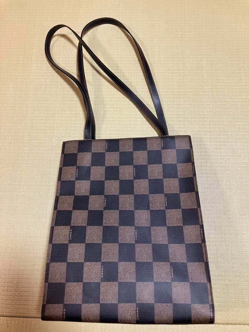 Fendi チェック柄 トートバッグ