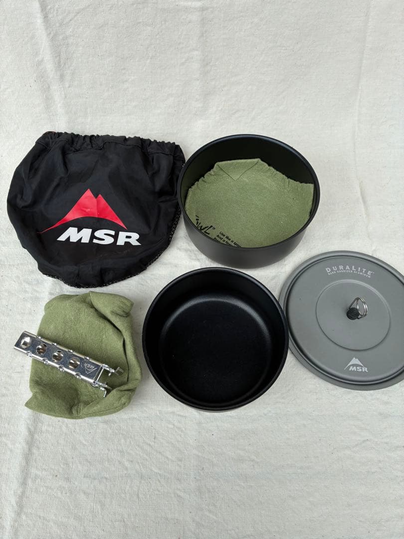 ② 未使用　ミニ　MSR DURALITE クッカーセット