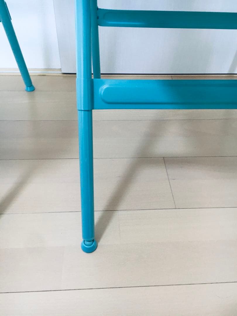 IKEA折り畳みチェアー 2脚セット カラー ターコイズ