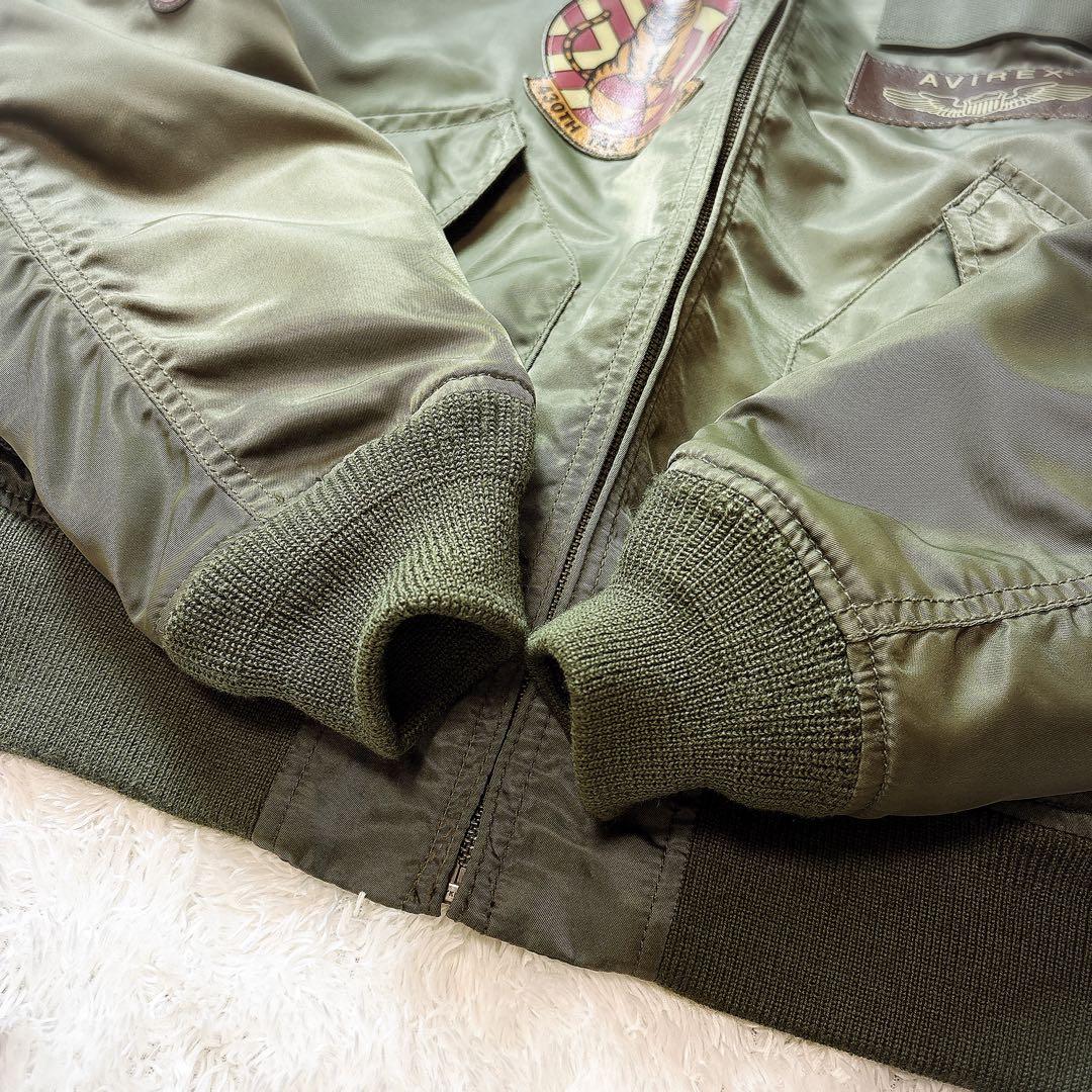 AVIREX パッチカスタム フライトジャケット M Y2K ミリタリー