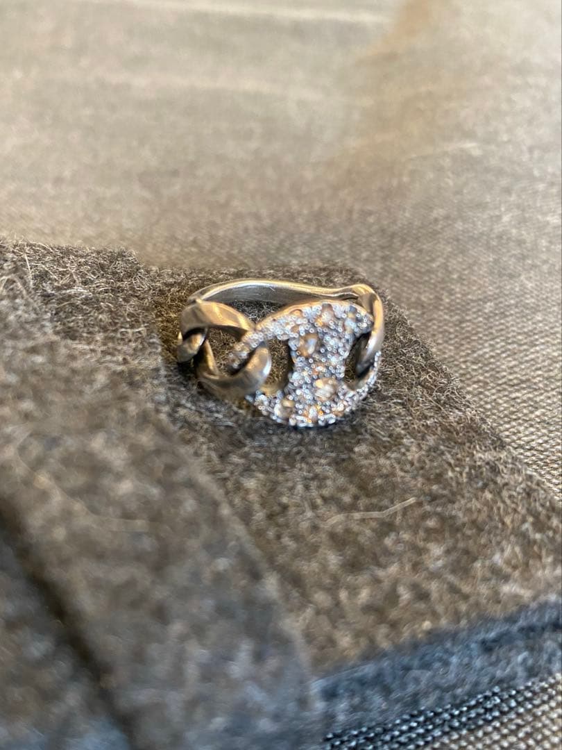【hum】HUMETE PAVE RING (約9号)
