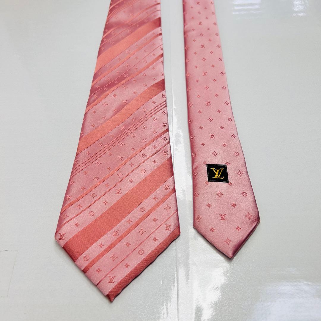 LOUIS VUITTON 極美品 ルイヴィトン ネクタイ モノグラム 大人気