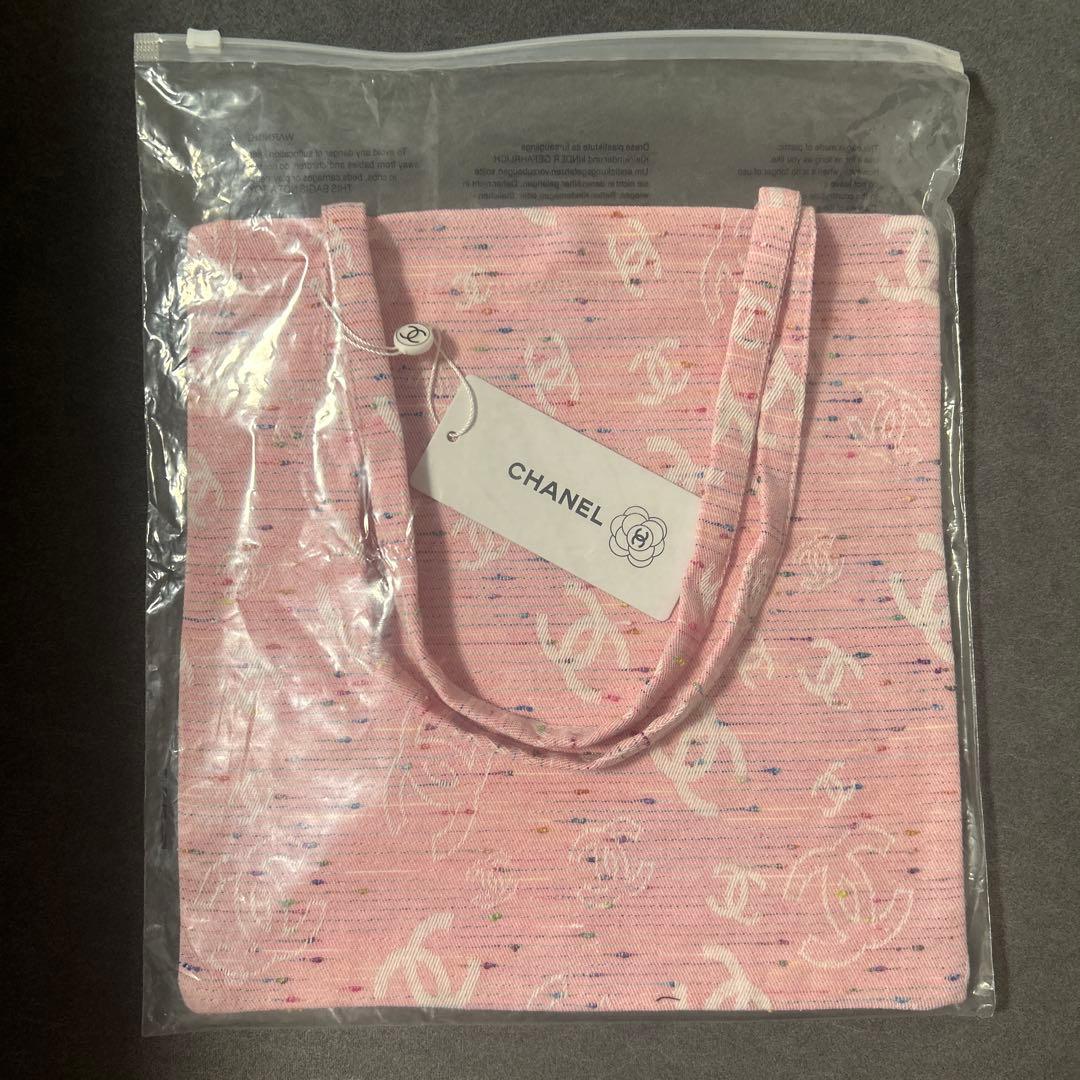 CHANEL ボーテ　ノベルティ　ピンク　トートバッグ　ツイード　非売品