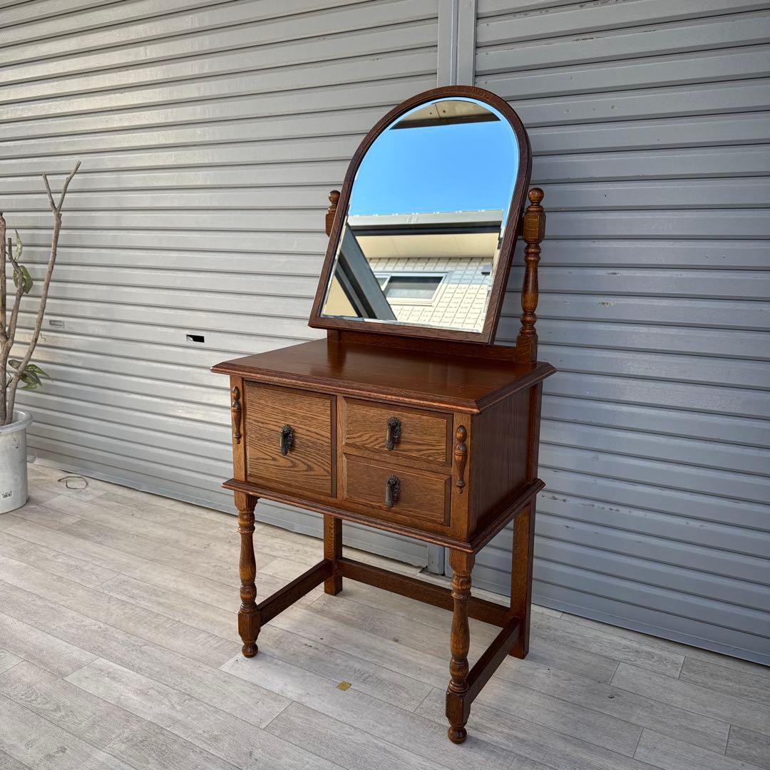 三越家具 ブルージュ オーク材 ドレッサー　英国カントリー