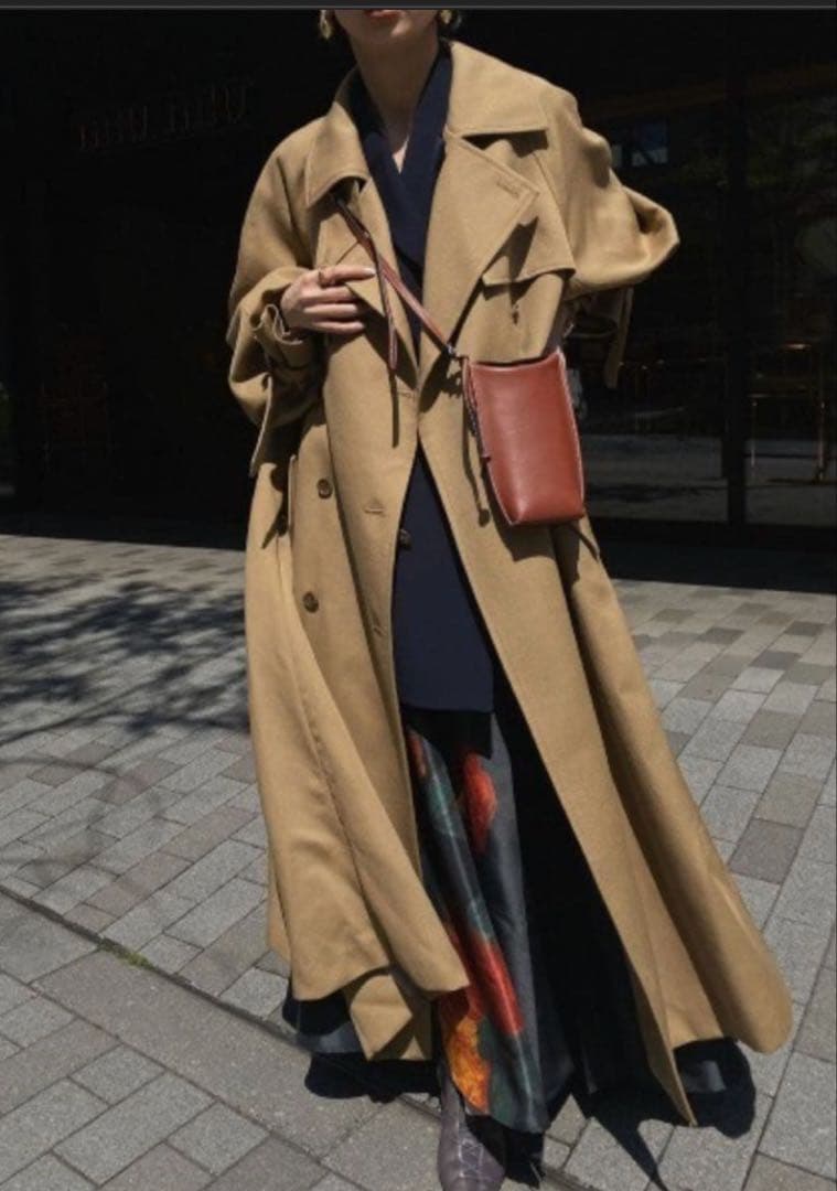 Ameri SUPERIOR FLARE トレンチコート