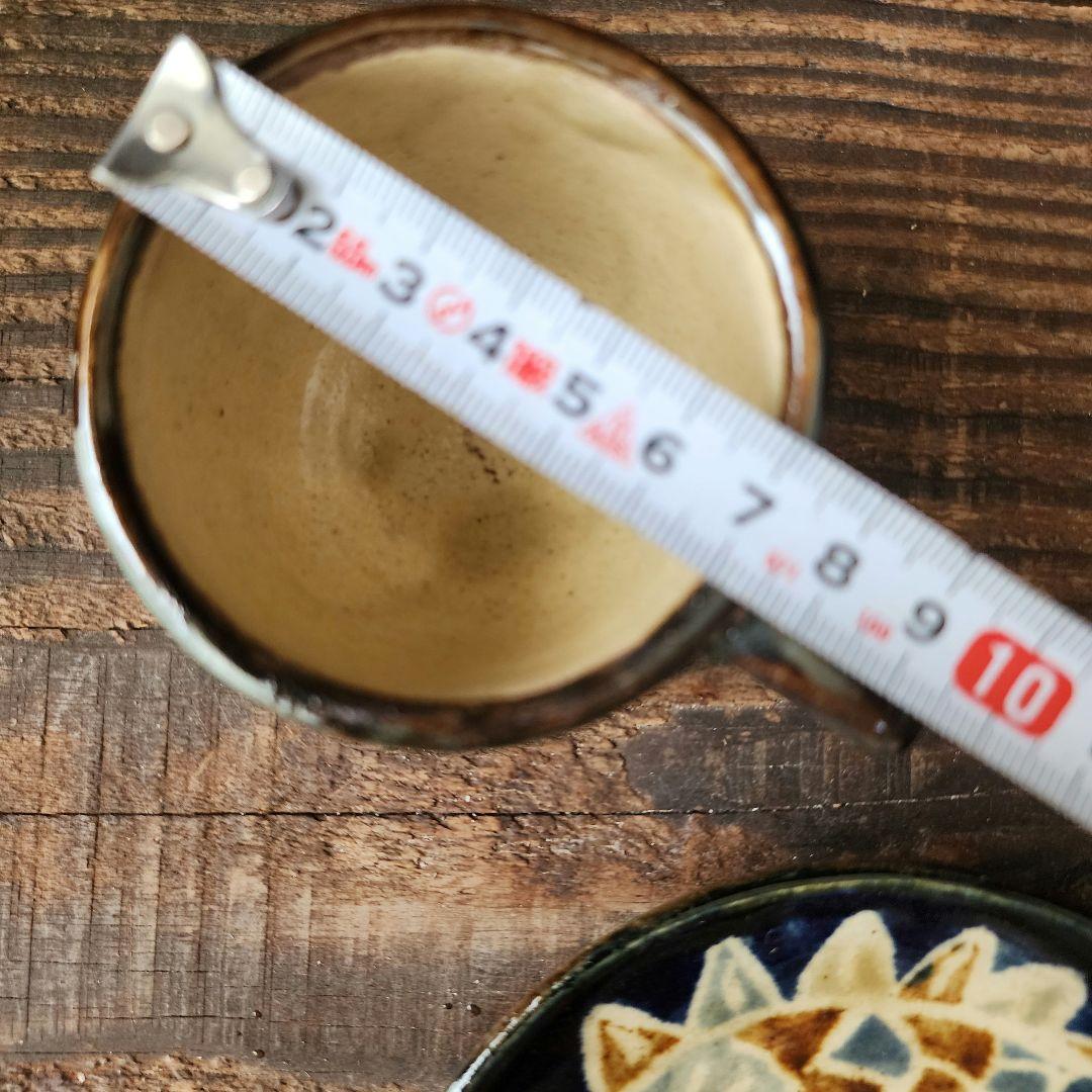 No.72　新品　やちむん　カップ&ソーサー