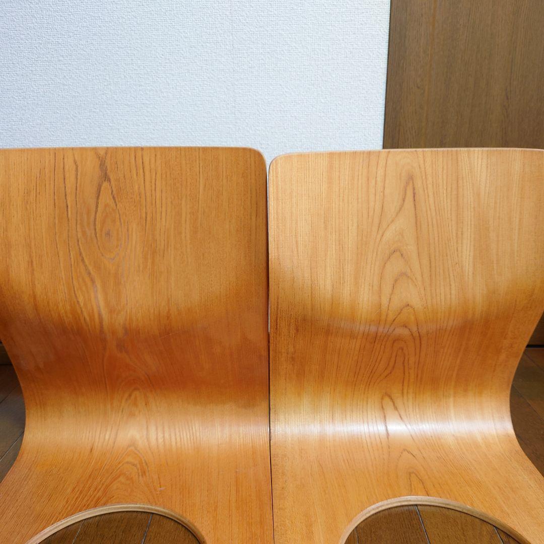 天童木工 Tendo 木製 座椅子 4脚 和室 旅館　②