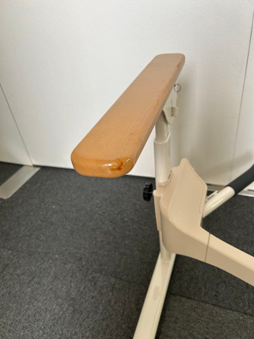 【洗浄消毒済】安寿　洋トイレ用フレーム　S-はねあげR-2　トイレ介護用品