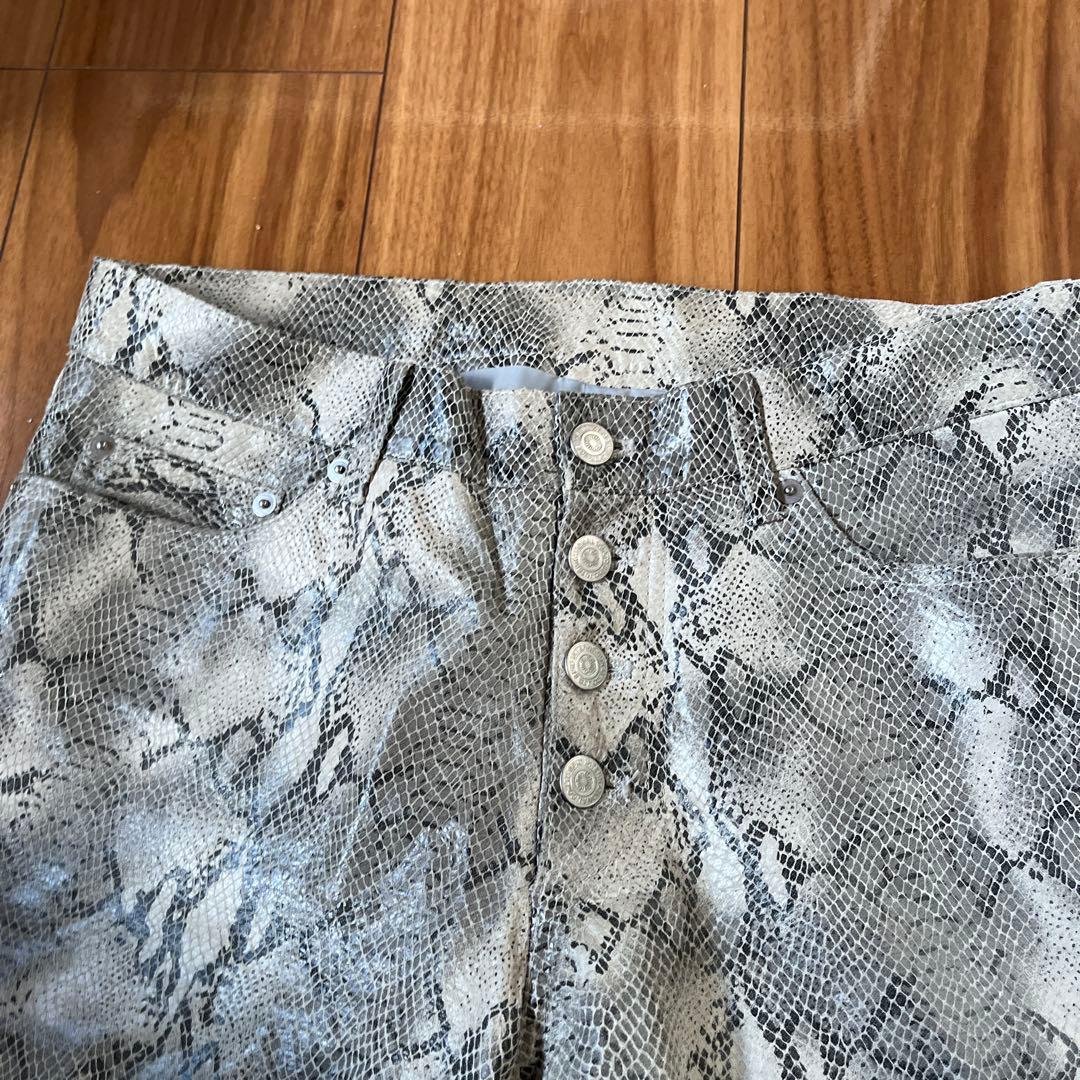 R*p様 トルネードマート パイソンフレアレザーパンツ TORNADO MART