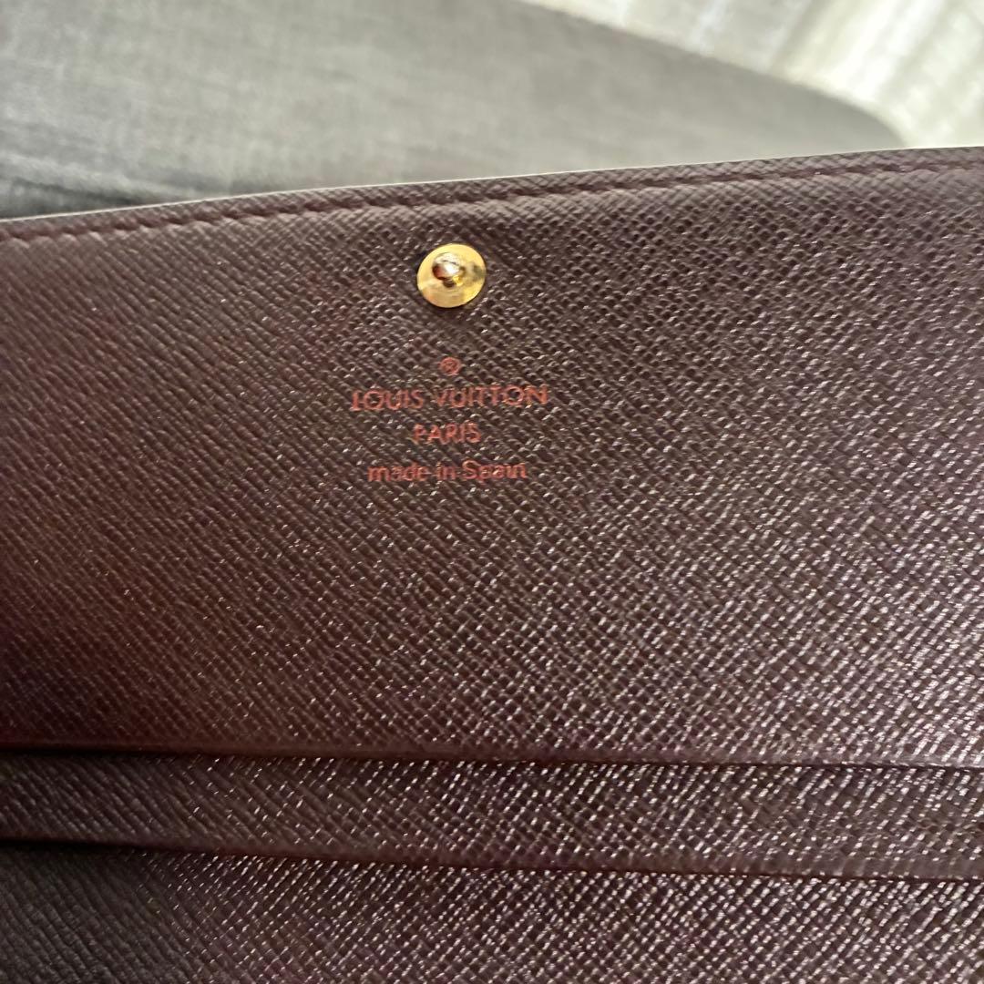 Louis Vuitton/ダミエ/L字ファスナー二つ折り財布