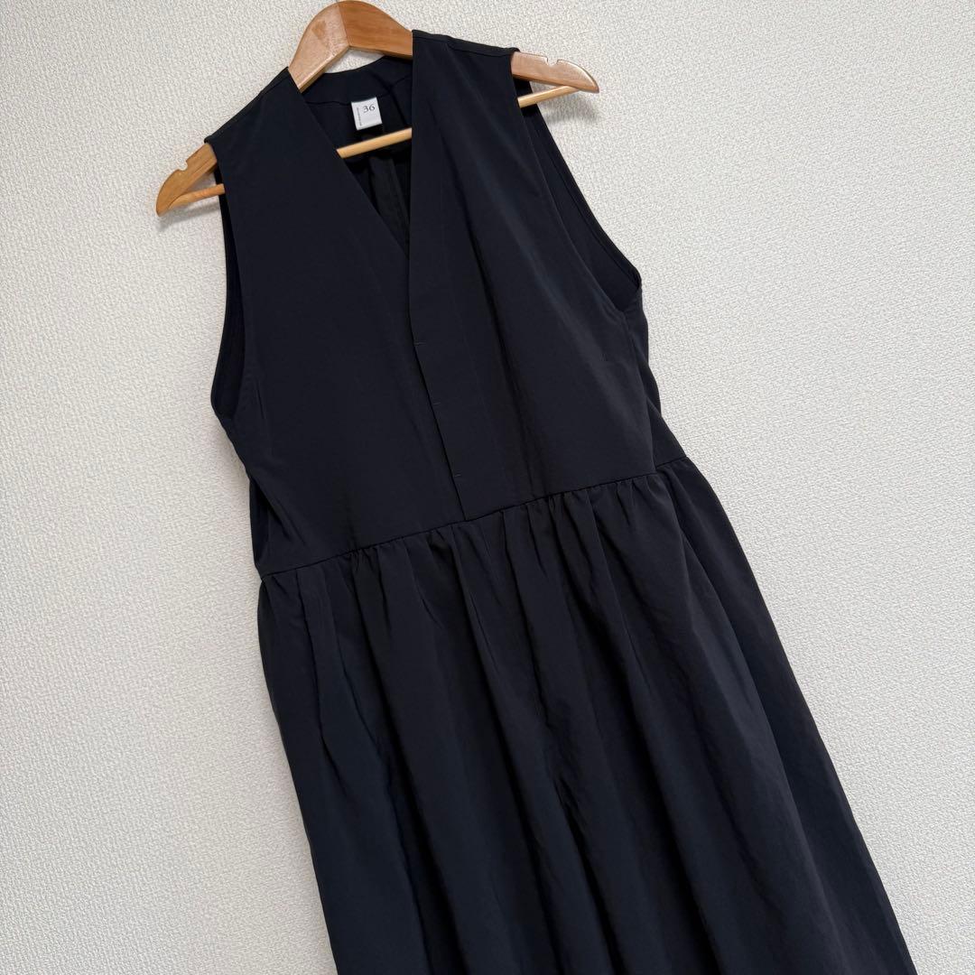 NO CONTROL AIR 強撚ポリエステルストレッチポプリンオーバーオール