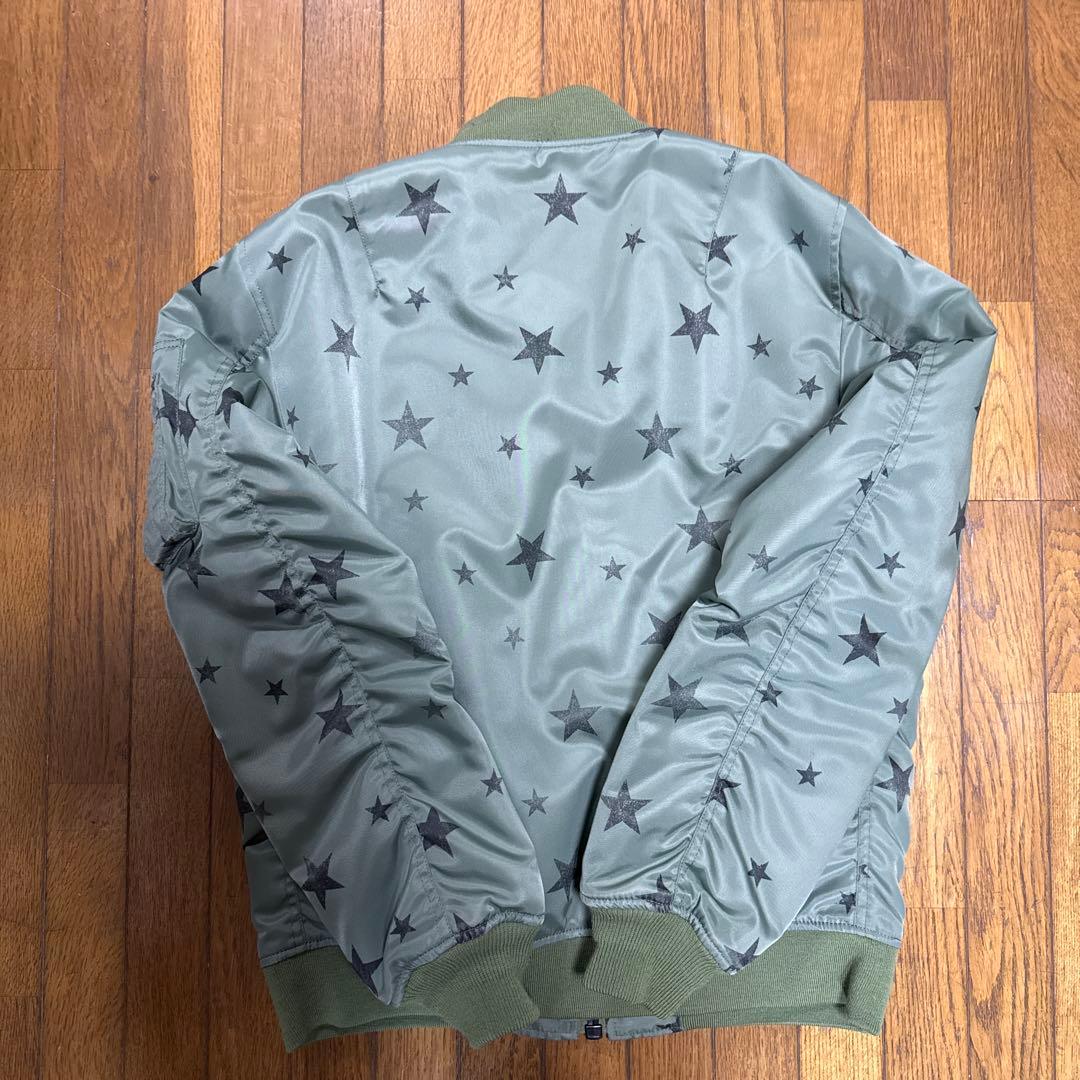 UVERworld TAKUYA 着用Calee 星柄 MA-1