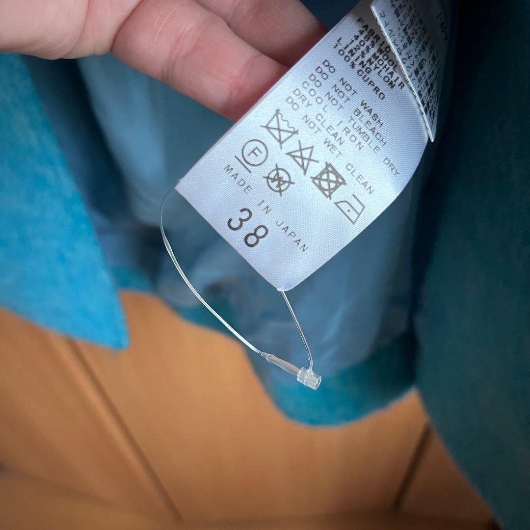 【年末年始限定お値下げ】ウールモヘヤシャギーバルカラーコート サイズ38