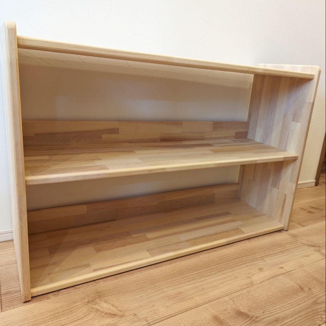 りん　絵本棚　木製棚　✨　木製ハンドメイド　リビングボード　モンテッソーリ