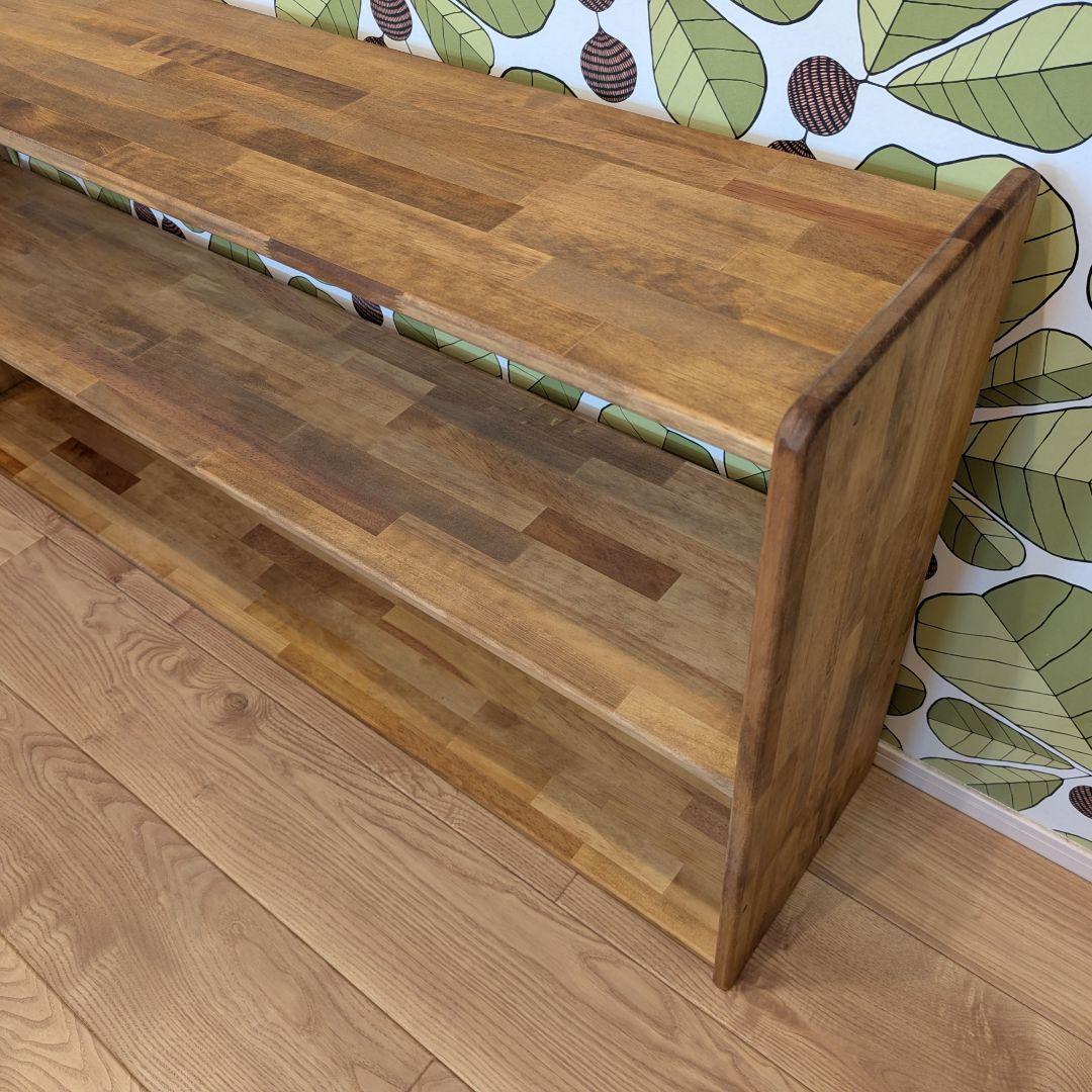 りん　絵本棚　木製棚　✨　木製ハンドメイド　リビングボード　モンテッソーリ