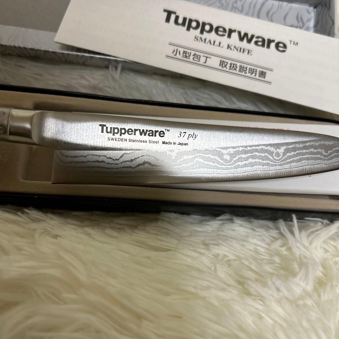 【新品未使用】Tupperware 小型包丁 スウェーデン鋼製　37層