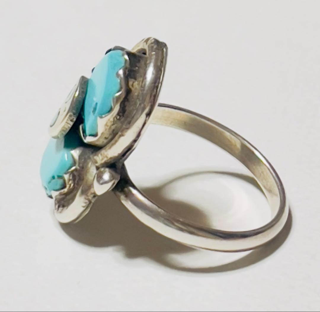 【ズニ族】エフィーカラバサ　ターコイズ　スネークリング