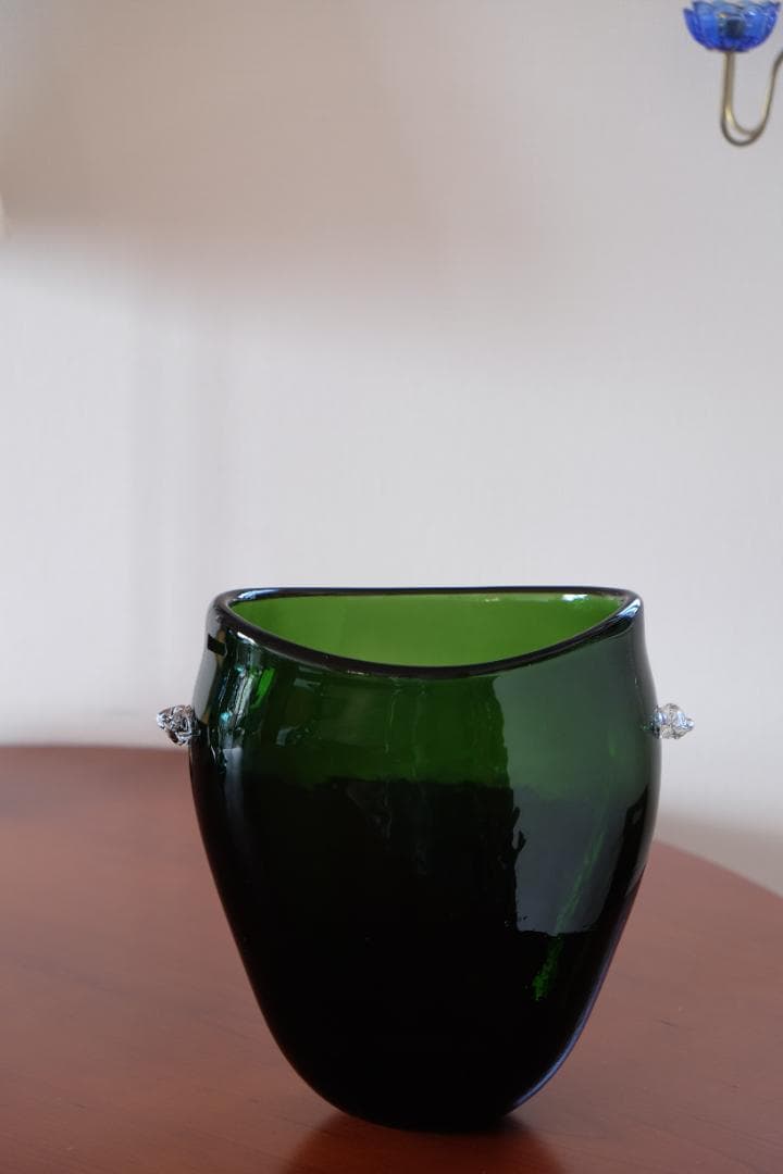 西山亮 民藝品 吹きガラス 花瓶 花器 骨董 横山秀樹 舩木倭帆 ガラス グラス