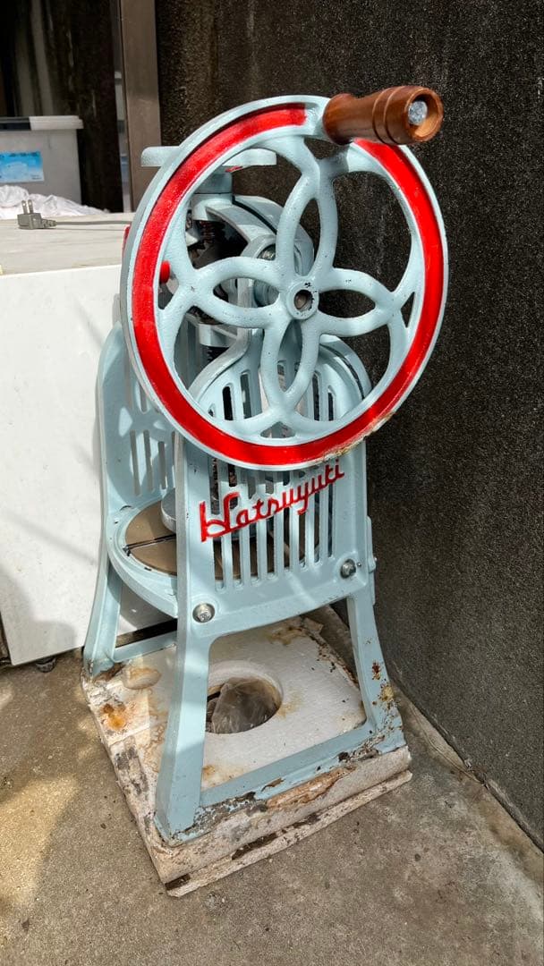 レトロ 手動式 かき氷機
