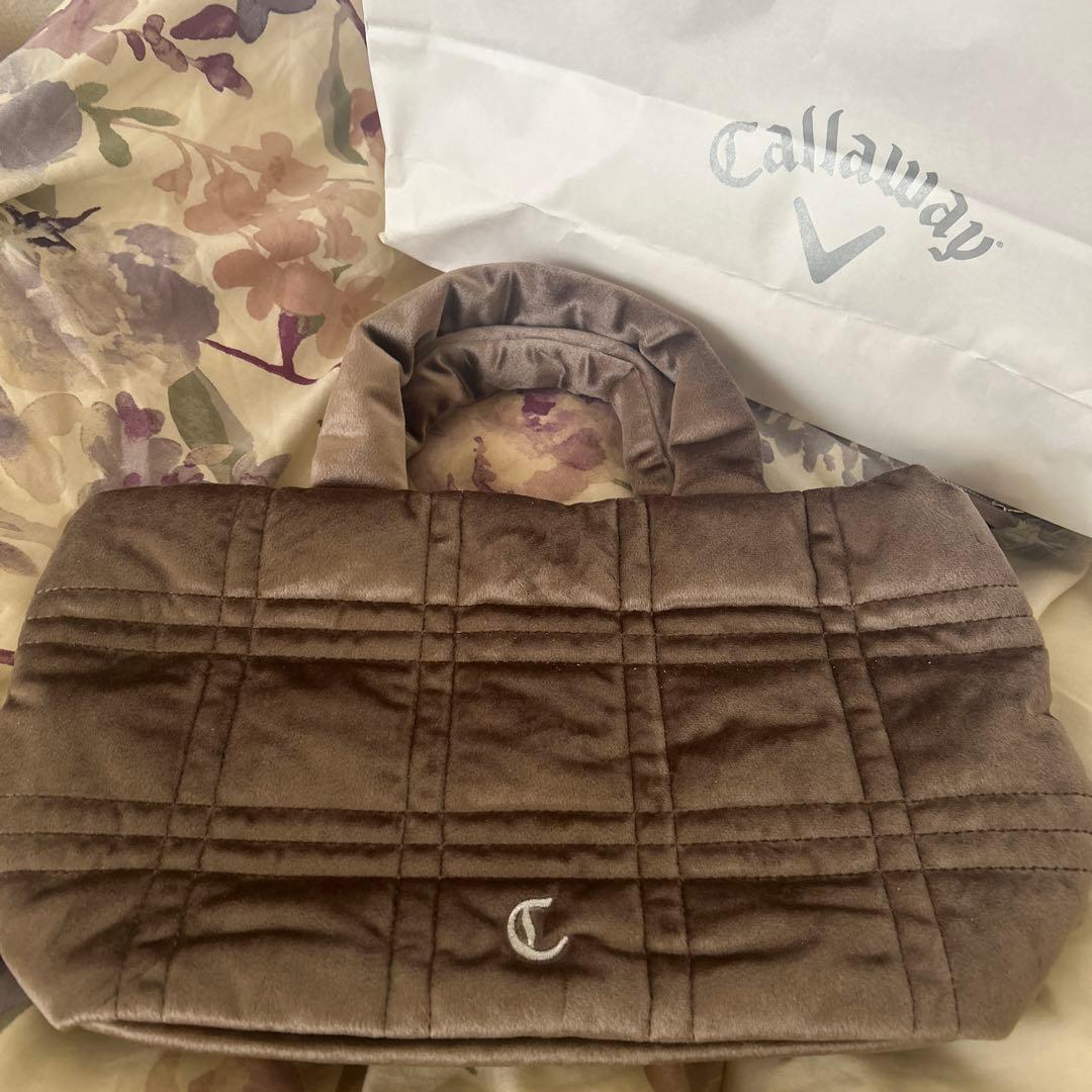 Callaway ゴルフバッグ ブラウン ベロア