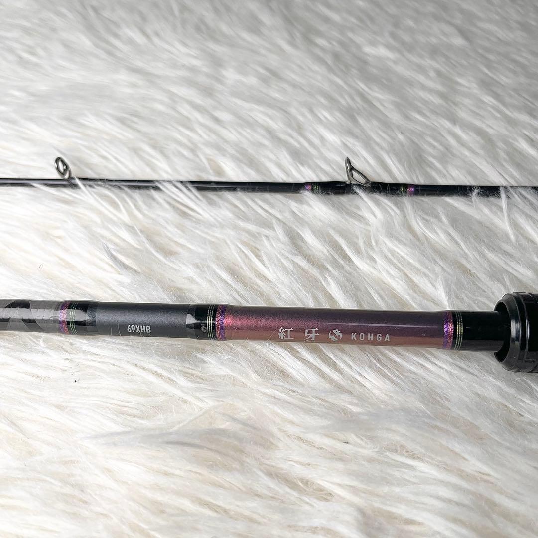 【美品】DAIWA 紅牙 KOHGA 69XHB タイラバロッド　ベイトモデル