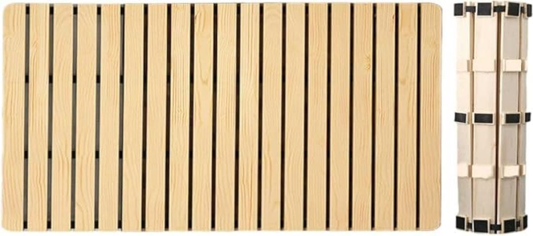 すのこベッド 極厚3cm 折りたたみベッド すのこ ロール式ベッド シングル