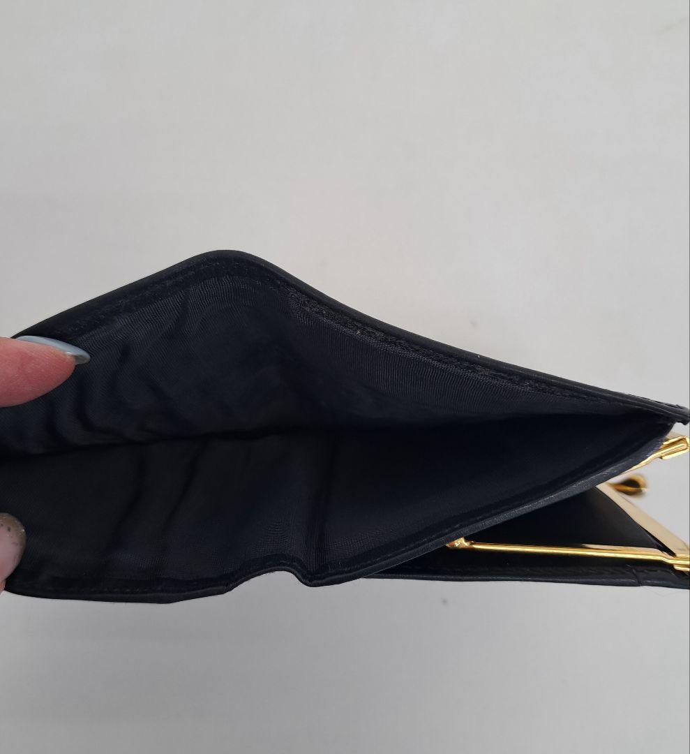 HR1-2GUCCI オールド グッチ 二つ折り 財布 シェリーライン がま口