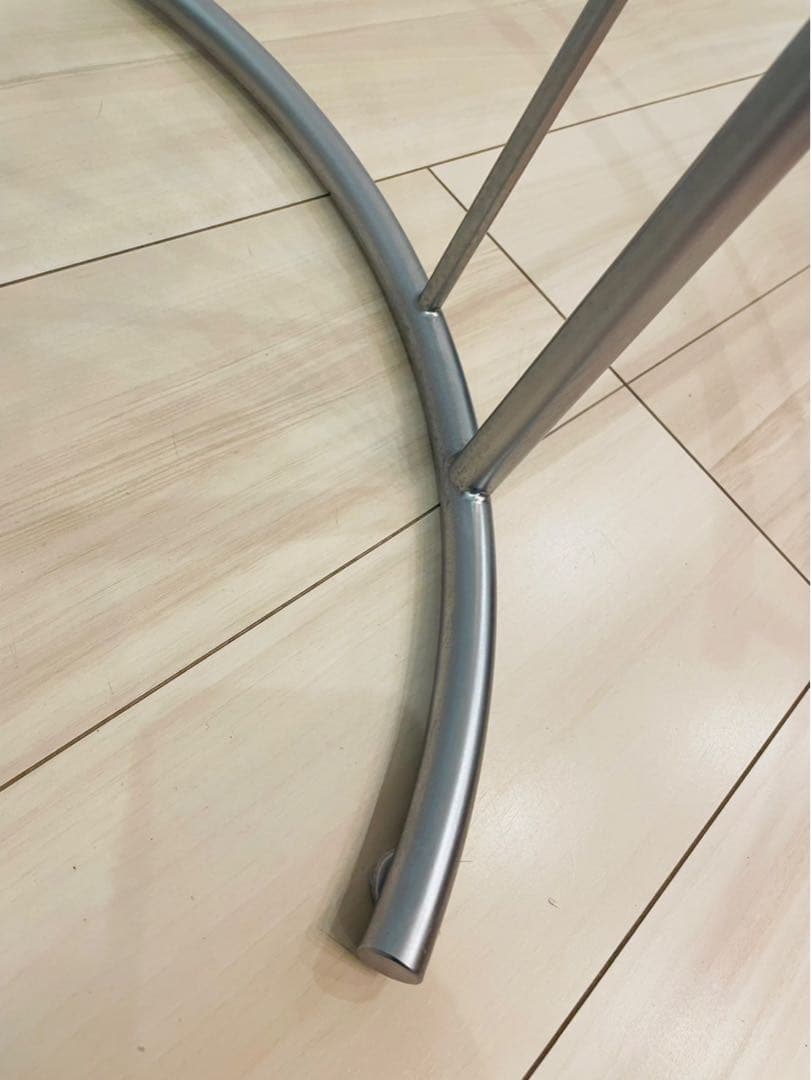 美品 HUKLA フクラ　TMRB リビングテーブル　ガラステーブル