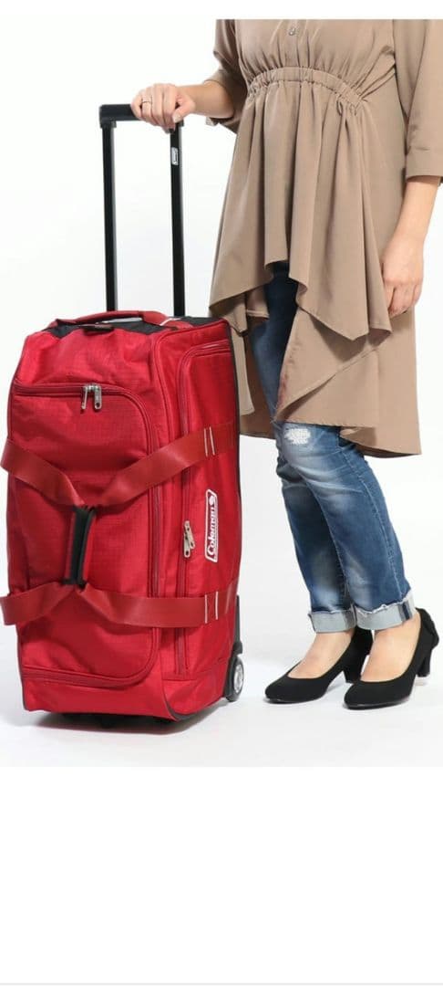 コタちゃん　Coleman 大型キャリーカート 黒