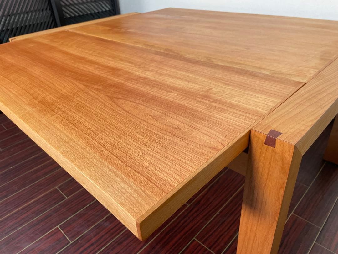 BOSCO エクステンション センターテーブル 朝日木材加工 伸長式 ナチュラル