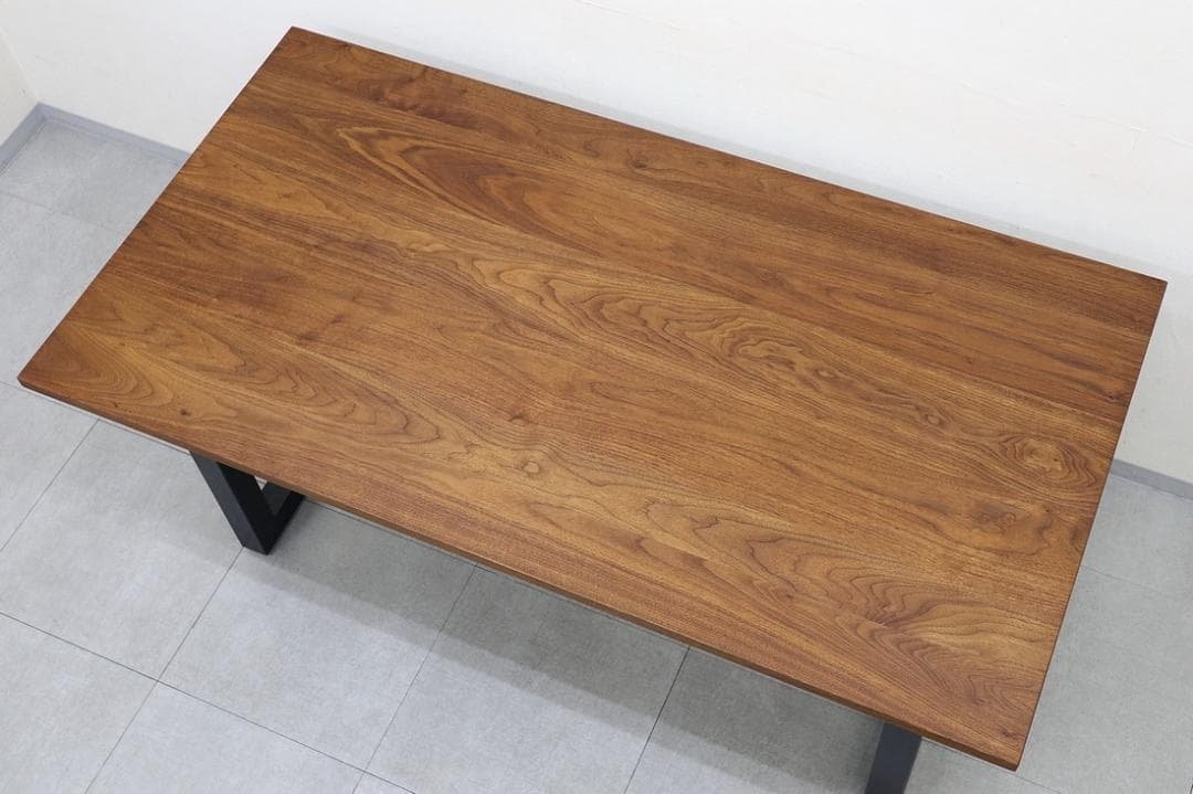 美品 マスターウォール ワイルドウッド ダイニングテーブル ウォールナット無垢材