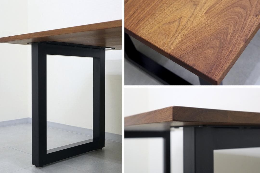 美品 マスターウォール ワイルドウッド ダイニングテーブル ウォールナット無垢材