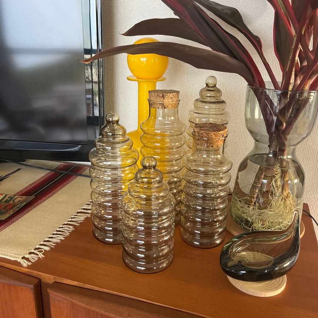 ホルムガード　holmegaard ヴィンテージ花瓶　小物入れ　フラワーベース