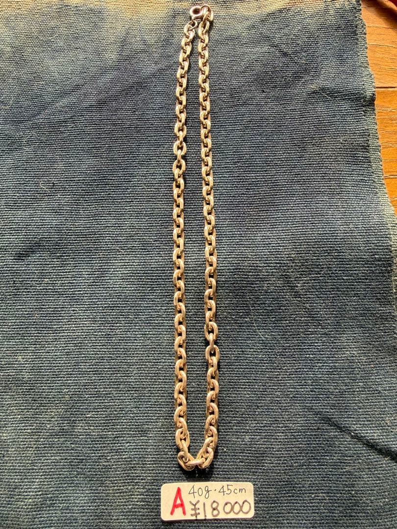 ◯シルバー、チェーンネックレス色々 　　　Ａ〜Gまでの7タイプです。