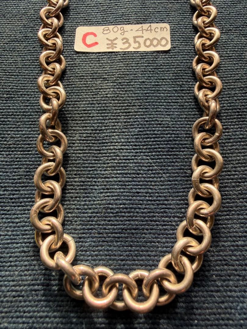 ◯シルバー、チェーンネックレス色々 　　　Ａ〜Gまでの7タイプです。