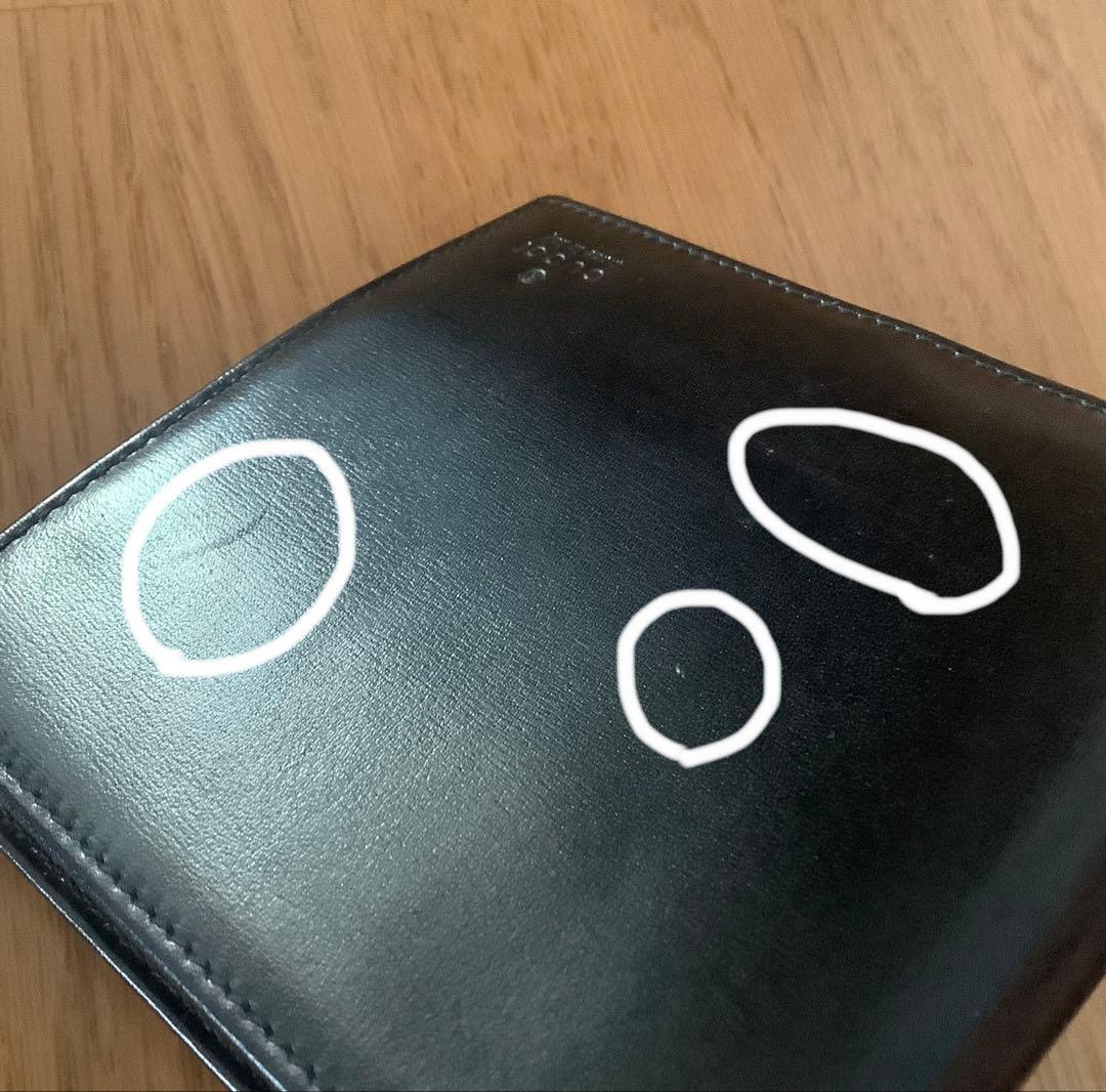 グッチ　メンズ　二つ折り財布