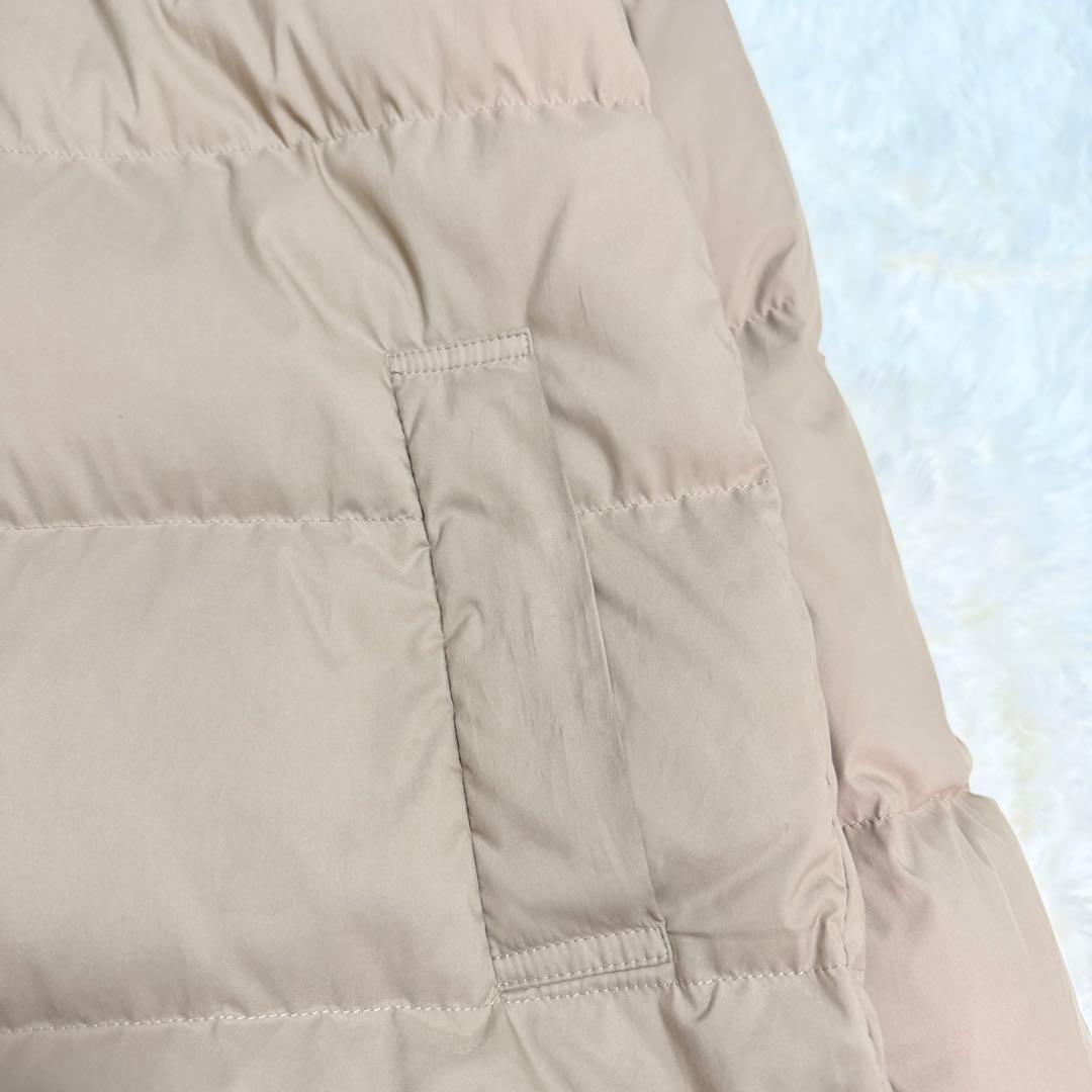 アーバンリサーチ ダウンジャケット ラビットフードストレッチロングダウン